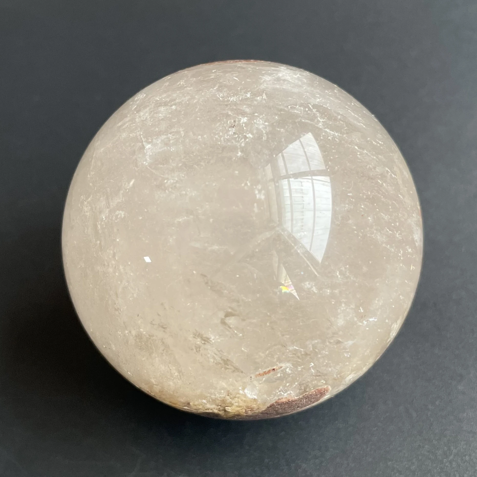 

168g Natural Stone Green Phantom Sphere Polished Quartz Reiki Ball Healing Gift Crystal Ball Room Decor Z1404