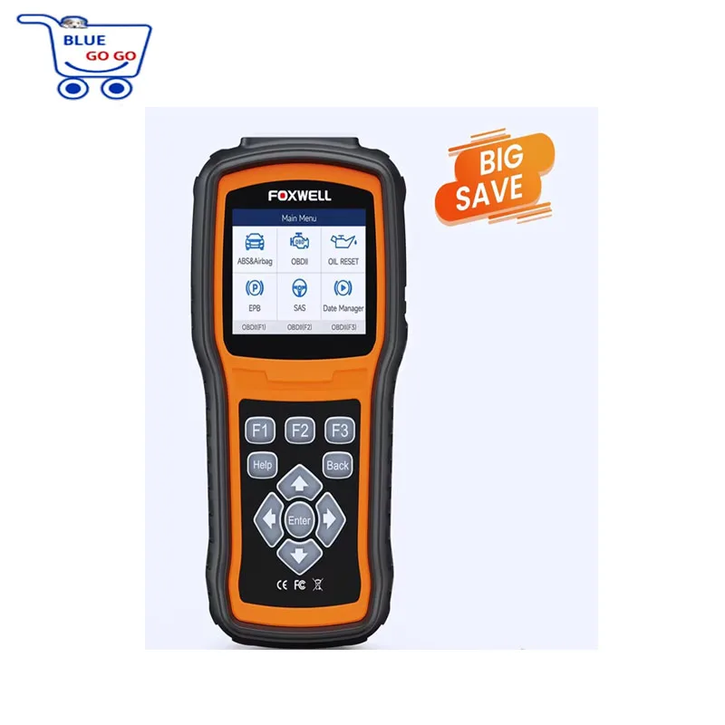 FOXWELL NT630 Plus OBD2 escáner automotriz motor ABS SRS EPB aceite SAS lector de código de calibración ODB OBD2 herramienta de diagnóstico de coche
