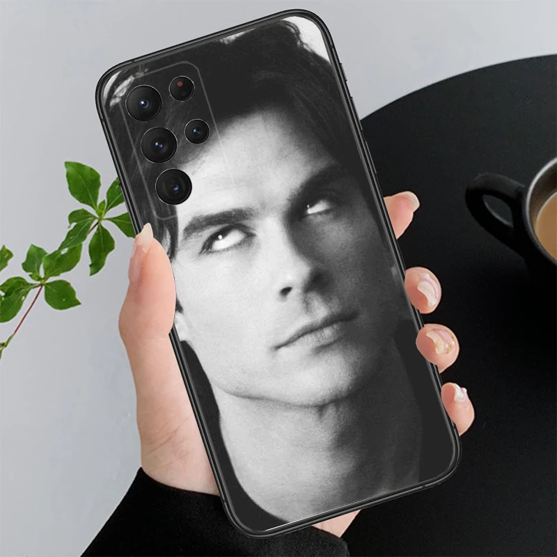 Phone Case for Samsung Galaxy A35 A55 A54 A15 A25 A05s A05 A22 A24 A52 A33 A34 M34 M14 M54 M23 Vampire Diaries Damon Salvatore