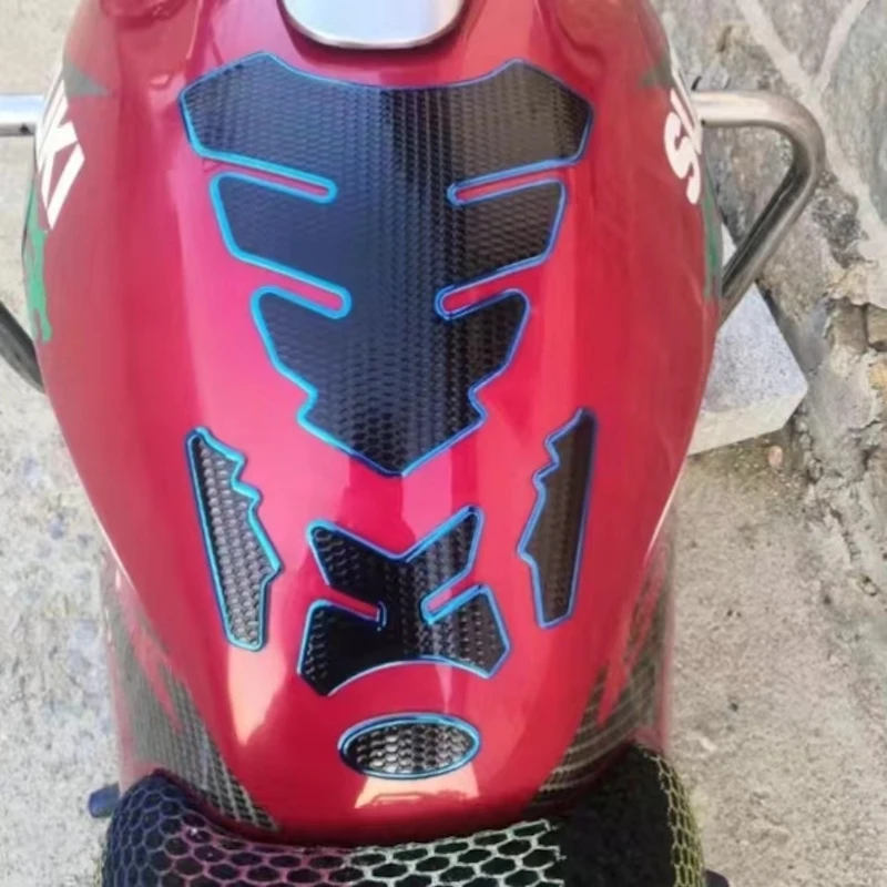 العالمي خزان الوقود ملصق للدراجات النارية خزان وسادة عظم السمك حصيرة النفط خزان الغاز حامي غطاء دراجة نارية ملصق الديكور