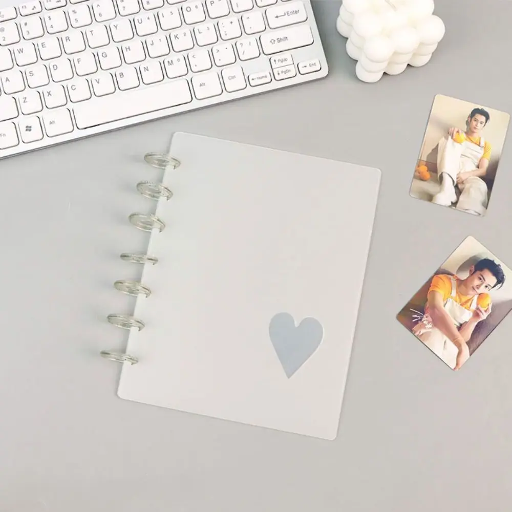 20 Sheets A5 Photocard Holder Idol Card Collect 20 Sheets Photo Album Card Film Transparent Inner Pages Photo Card Binder