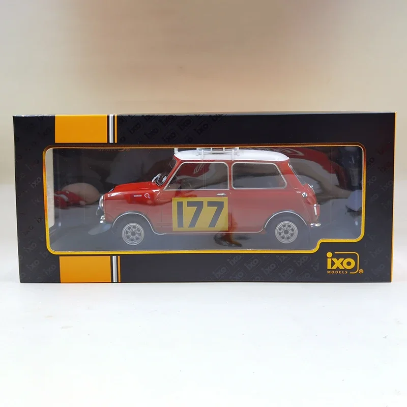 Diecast 1/18 Schaal MINI BMC MORRIS Cooper 177 Racewagen Model Legering Voertuig Model Statische Display Speelgoed voor Jongens