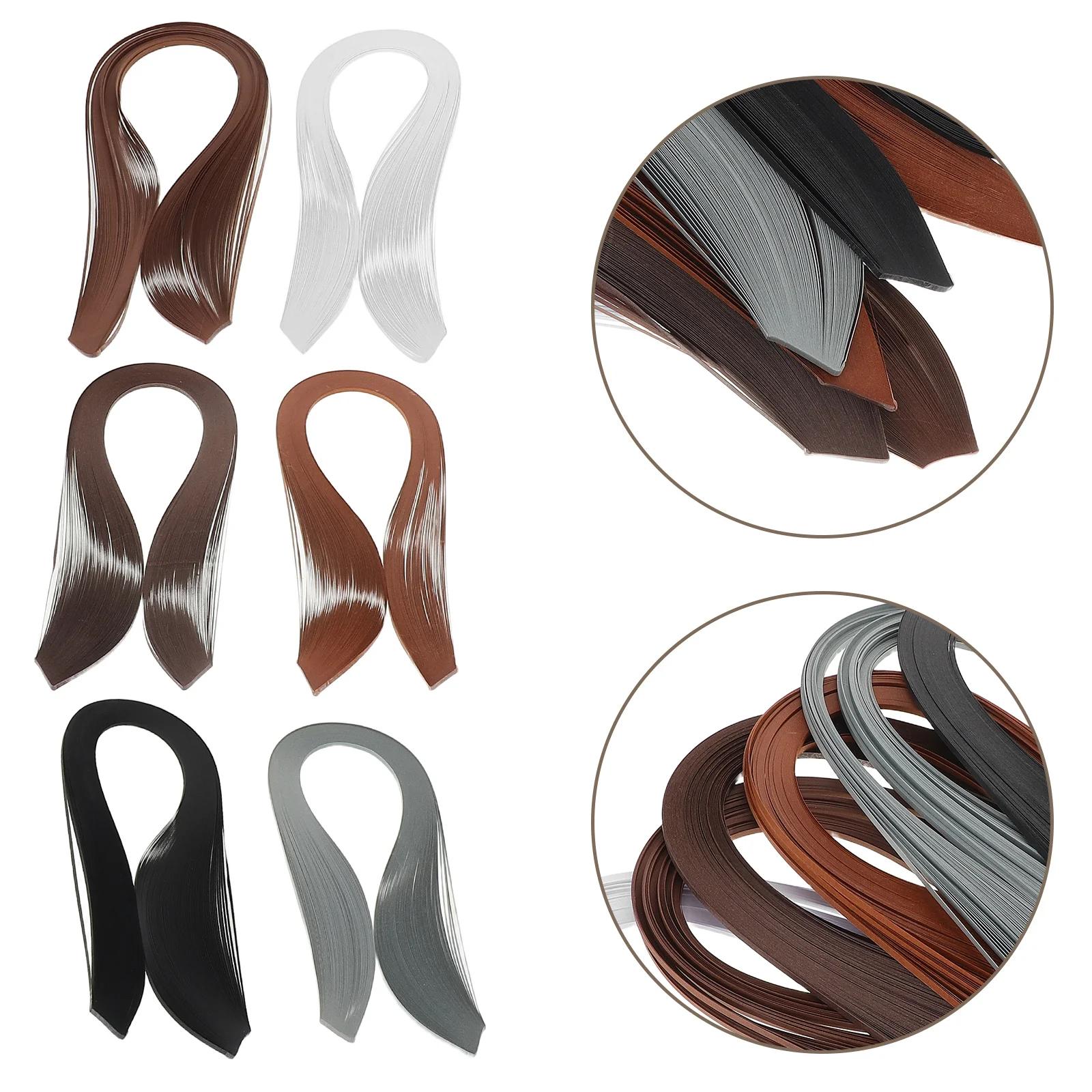 720 個ペーパーアートスーツ DIY クイリングクラフトカード装飾ツール用品ストリップ工芸品