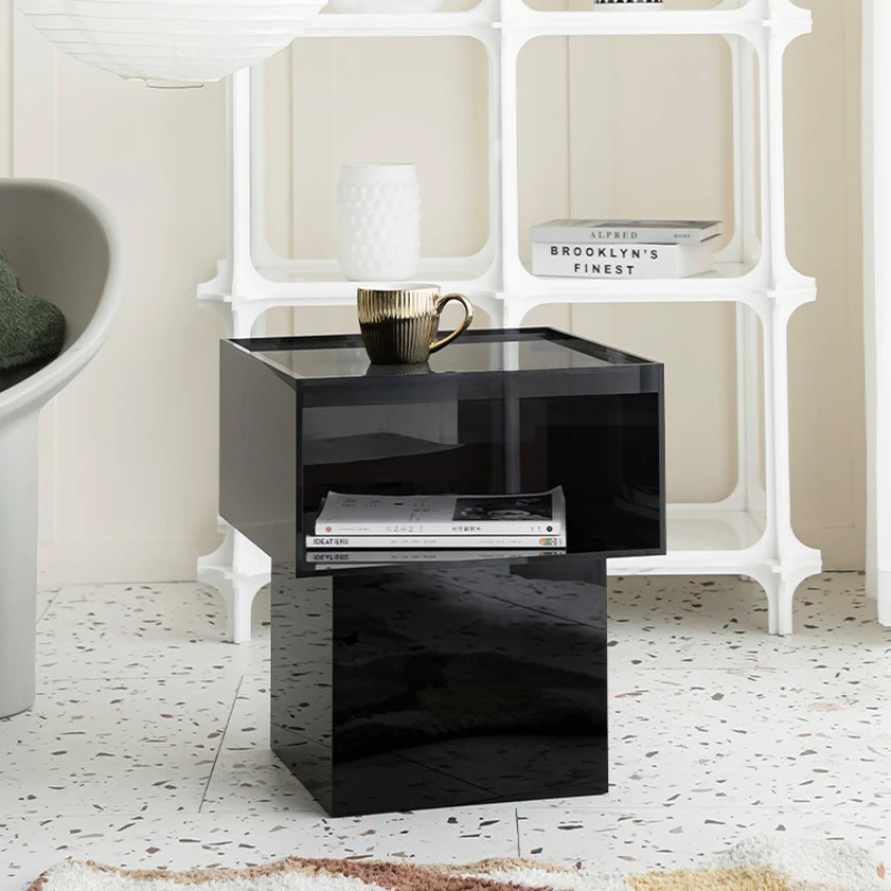 

Small Apartment Living Room Coffee Table Household Side Table Acrylic Small Table