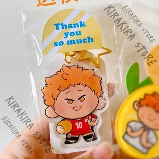 

Haikyuu!! Shoyo Hinata Cosplay National Team Acrylic Pendant Commemorate Collector's Edition Hanging Drop Ornaments Kawaii