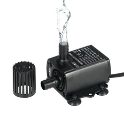 Water Pumps For Pond Garden Camping Supplies USB 5V 4.8W Ultra-quiet Mini Brushless Waterproof Submersible Fountain Aquarium