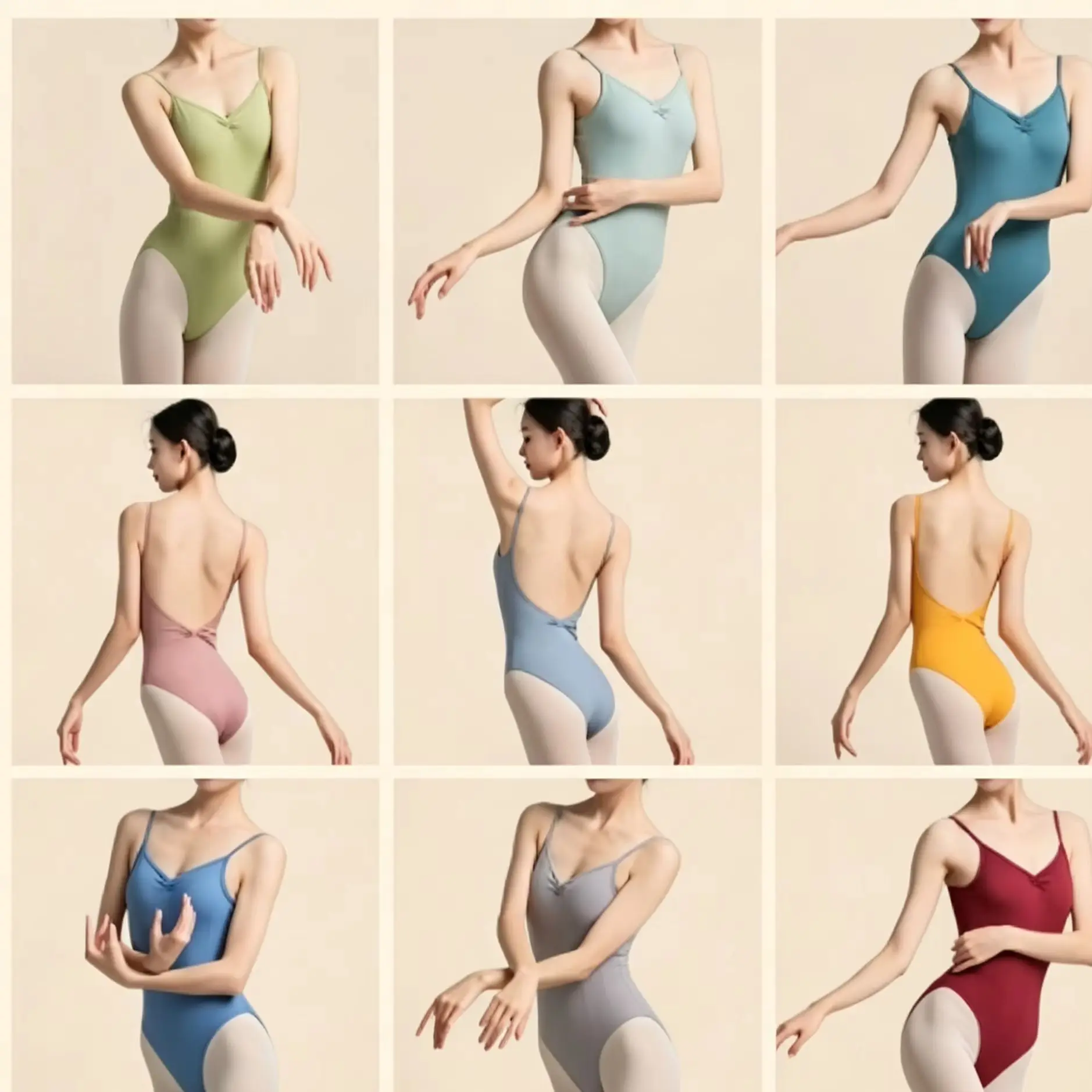 

Adult New Female Halter Straps Backless Sexy Cool Even Ballet Dance Adult Arts and Crafts Physical Fitness Gymnastics Clothing