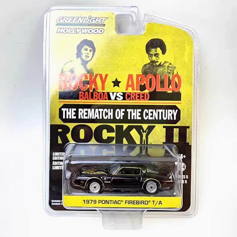 GreenLight сплав 1:64 1977 1979, модель Pontiac T/A Firebird Muscle Car, зеленая машина, коллекция, демонстрационная игрушка, подарки, сувениры