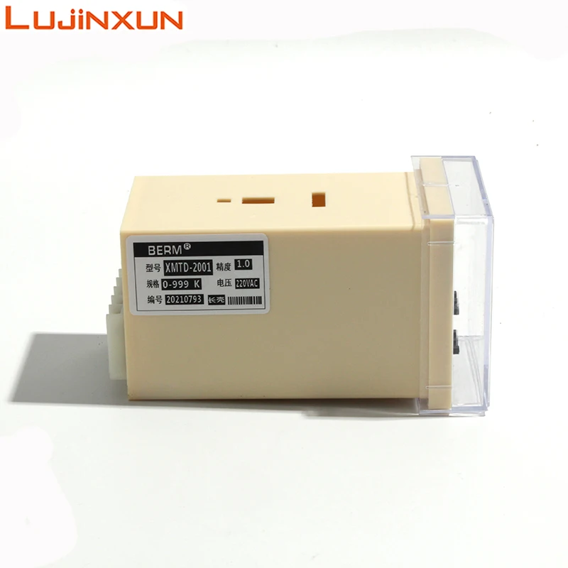 LUJINXUN XMTD-2001 شاشة ديجيتال متحكم في درجة الحرارة ترموستات K/E/PT100 نوع المدخلات ترموستات 0-399C 600C 999C