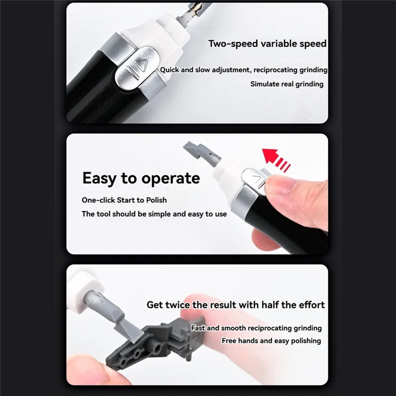 Электрическая шлифовальная машина ABRB-модель, шлифовальная ручка, мини-поступательная полировальная шлифовальная машина, шлифовальная машина/сверло, модель, инструменты для рукоделия