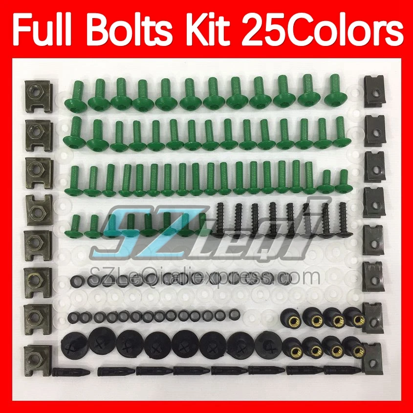 Fairing Bolts Full Screw Kit For HONDA VFR800 VFR 800 VFR800RR 02 03 05 06 2007 2008 2009 2011 2012 Body Bolt Screws Nuts 268ps