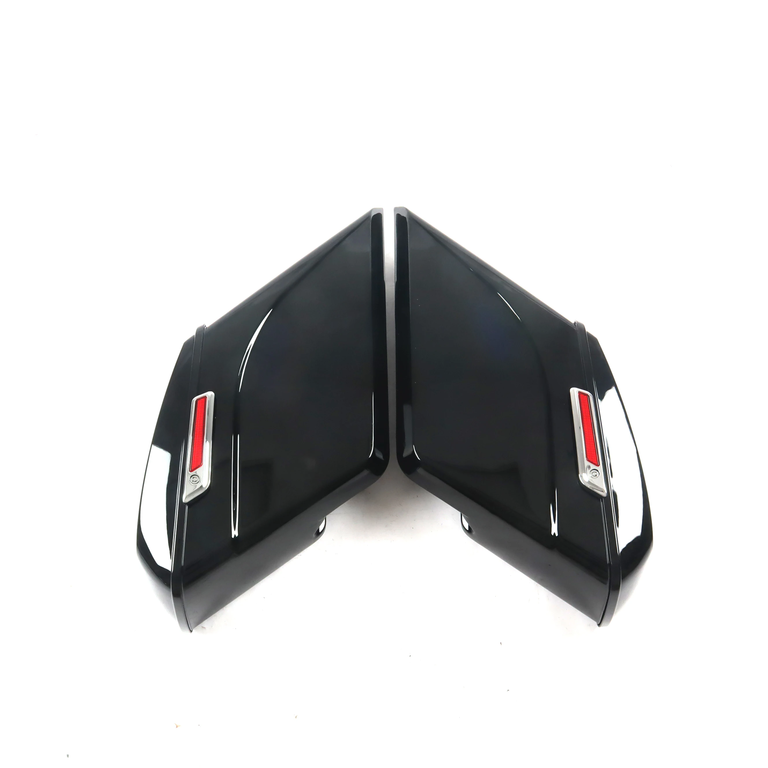 

Dual Blocked Assembly Fallen Angel for 2014 harley Road Glide Extended Saddlebag
