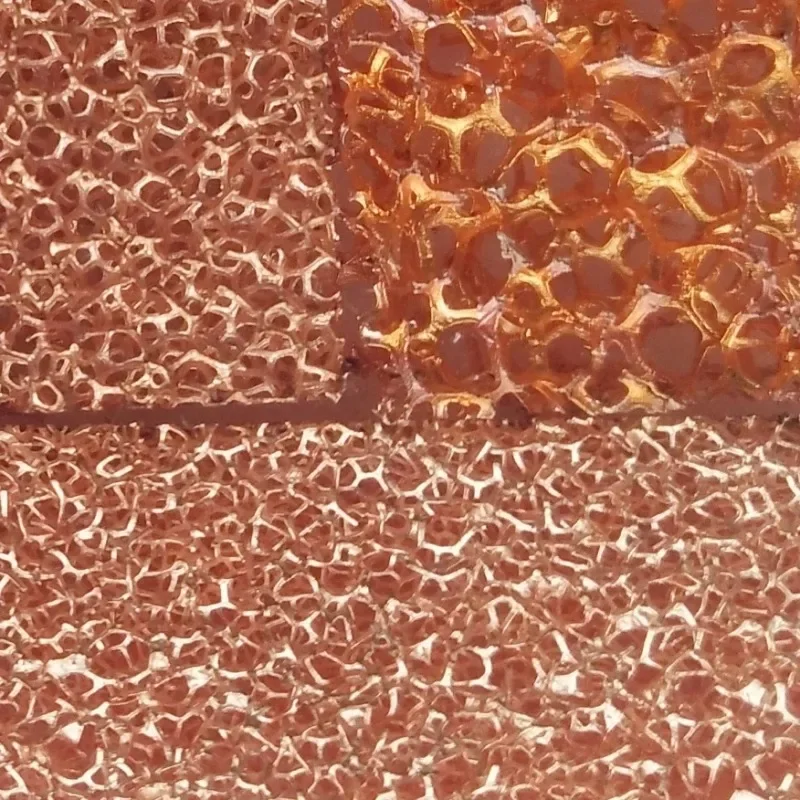 Porousity Porous Cu Copper Metal Foam per catalizzatori e materiali per elettrodi e