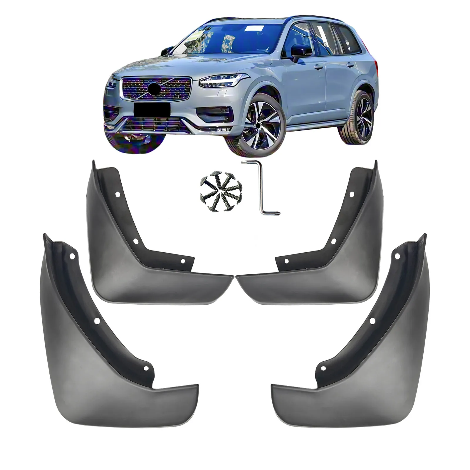 

Suitable for 15-26 Volvo XC90 Volvo XC90 MudFlaps Mud Flaps