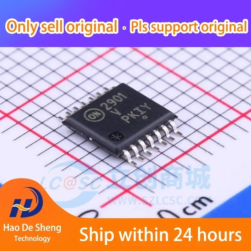 10PCS/LOT  NCV2901DTBR2G logo2910   TSSOP-14 New Original in Stock