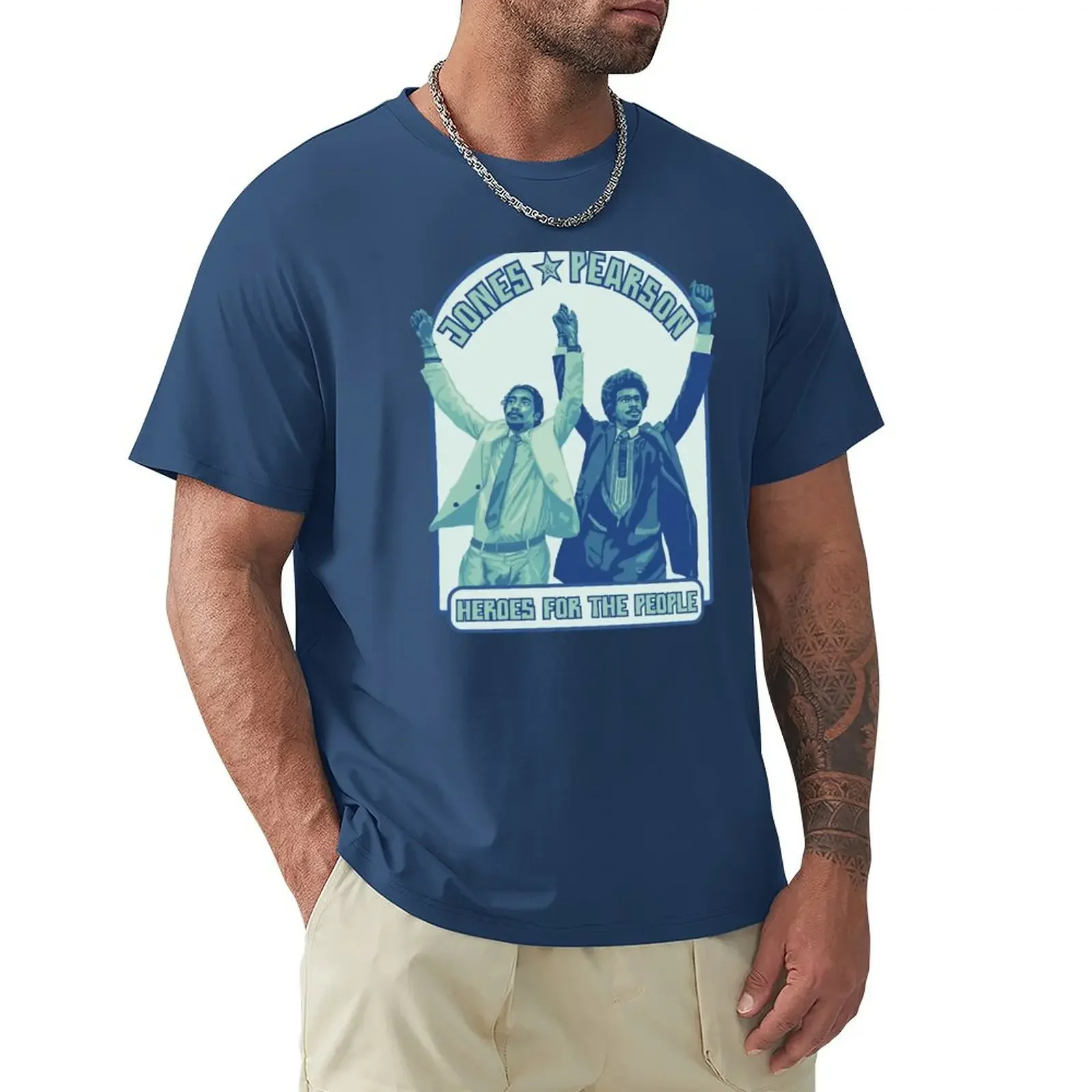 Jones & Pearson - Heroes For The People T-Shirt baggy shirts custom shirt designer t shirt men