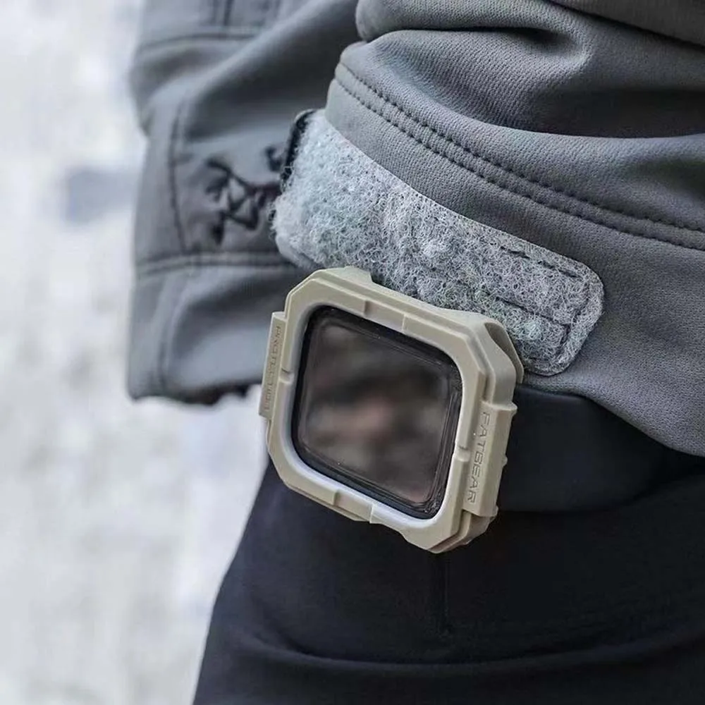 FatBear для Apple Watch 7 S7 iWatch 41 мм 45 мм тактический военный класс прочный ударопрочный армированный защитный корпус кожаный чехол