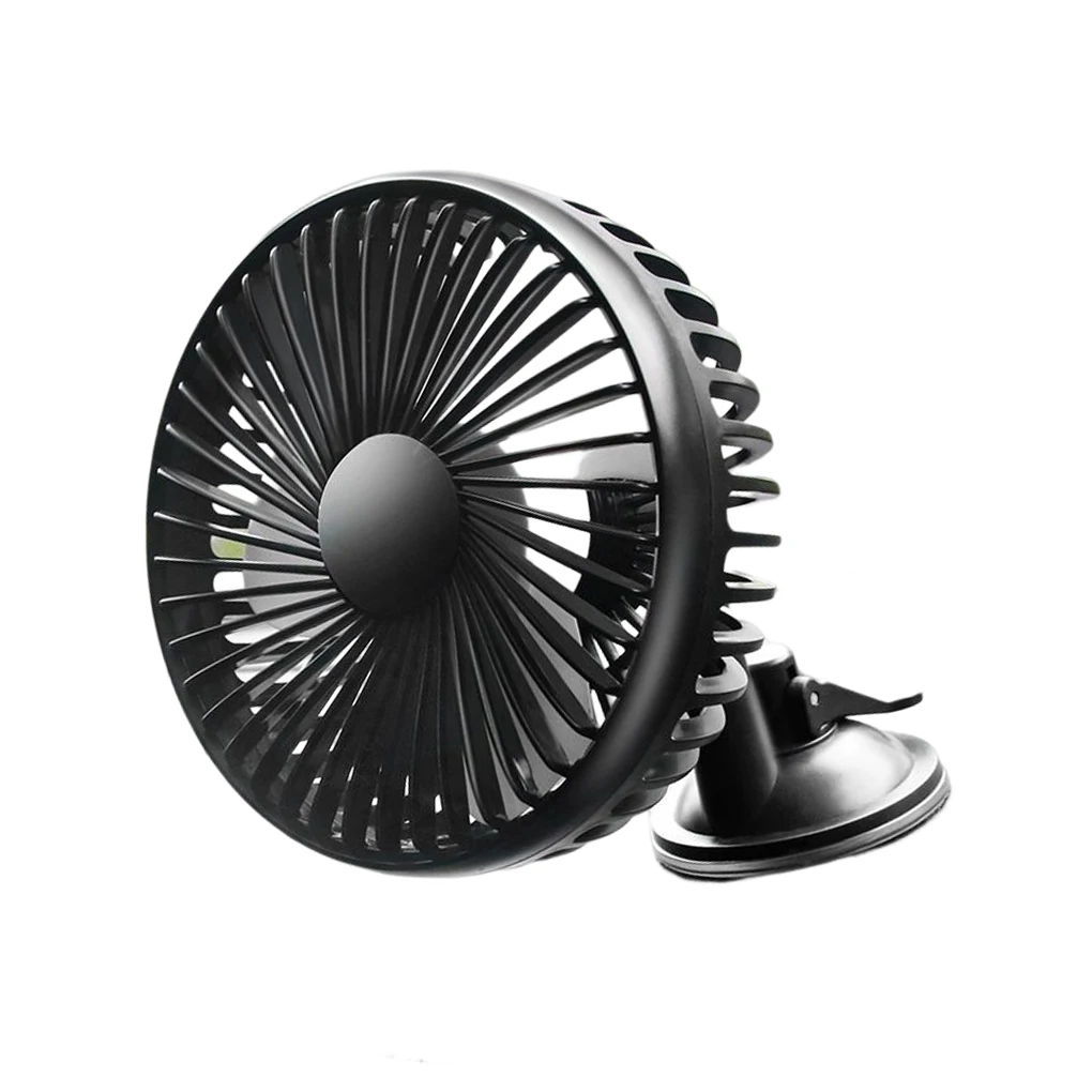 

Electric Car Fan Lightweight Auto Air Fans 360-Degree Strong Wind Cooler