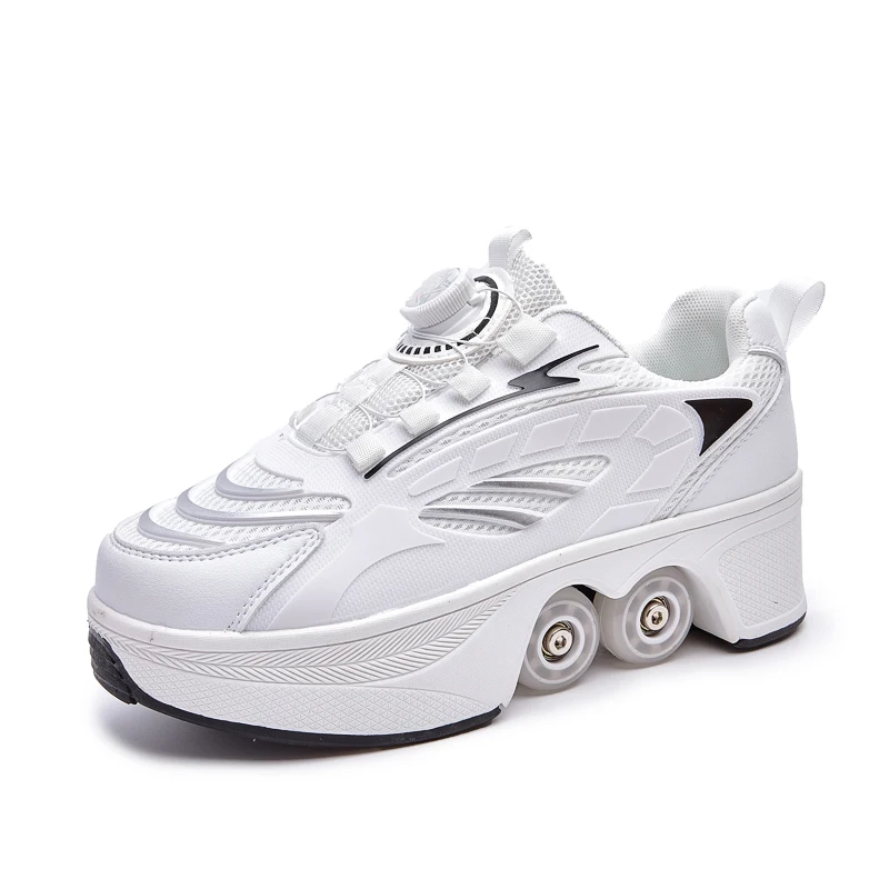 Rolschaatsen Kind 4 wielen Sneakers Jongen Outdoor Sportschoenen Kinderlaarzen Meisje Schaatsschoenen Sneakers Sportschuhe Kinder