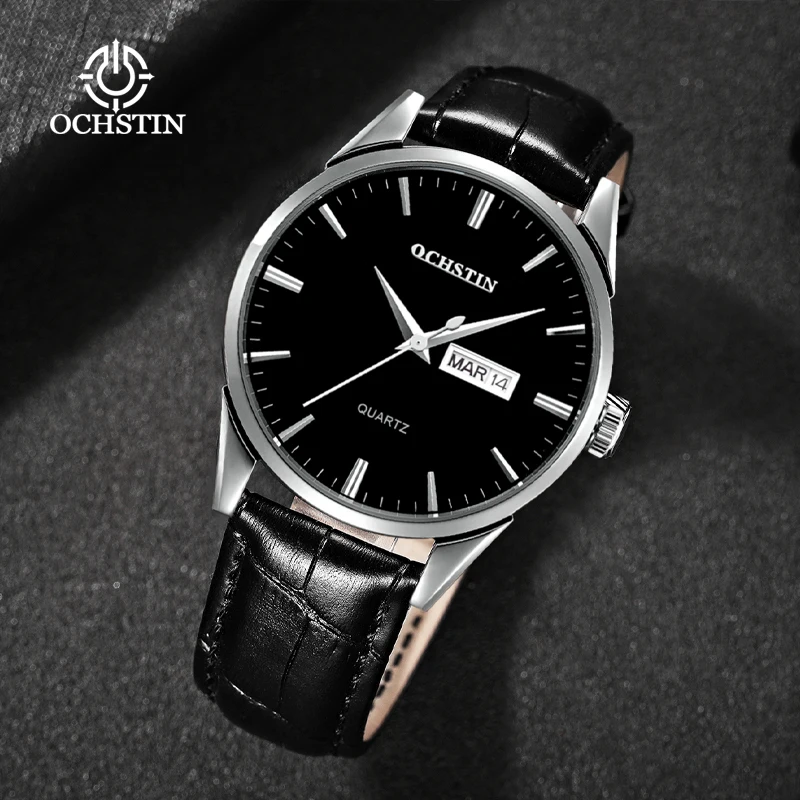 OCHSTIN Luxury Original Brand Watches Men's Quartz Watches Self Watches Waterproof Men's Watches Pointer Vintage Quartz Watches