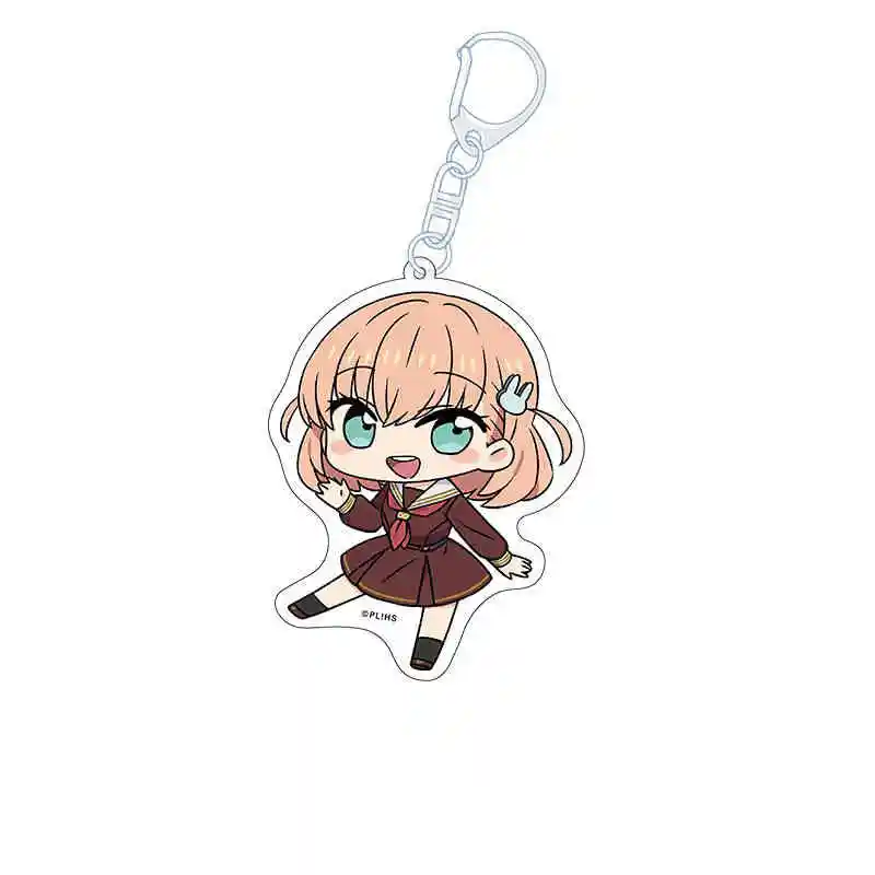 Charm Anime Fans Gifts Love Live！ Superstar HD Figurel Acrylic Keychain Shibuya Kanon Tang Keke Arashi Chisato Series About 6cm