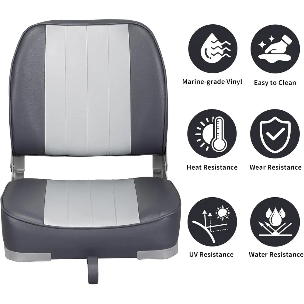 Classic Low Back Folding Boat Seat