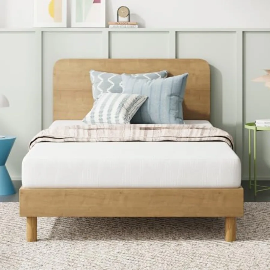 

Twin Mattress 6 Inch for Gel Memory Foam Mattress for Cooling Night Sleep Pressure Relief CertiPUR-US Certified Light Gray