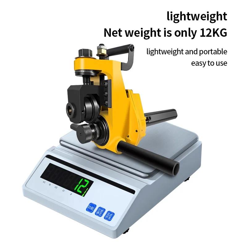 Industrial Manual Grooving Machine Pipe Connection Tool Lightweight Portable Easy Groove Engineering Maintenance Tool