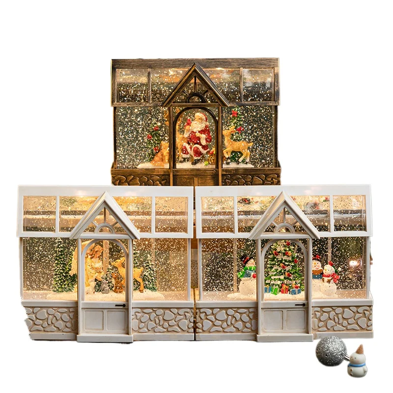 

Christmas Eve children's birthday gift Santa Claus crystal ball music box sun room gift