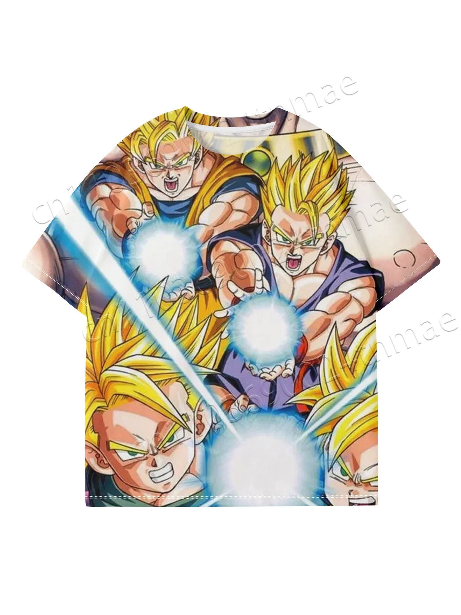 Torneio 2025 DBZ pronto |   Conjunto de camisetas de treinamento de secagem rápida Impressão 3D Secagem rápida e respirável