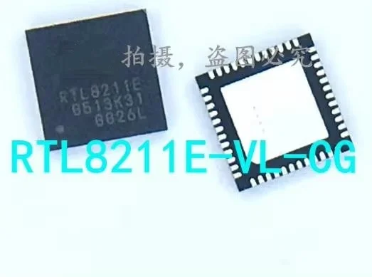 Verificador do transistor do Ethernet, novo, 5 pcs/lot, rtl8211e-vl-cg rtl8211e-vg rtl8211et-vb-cg rtl8211eg