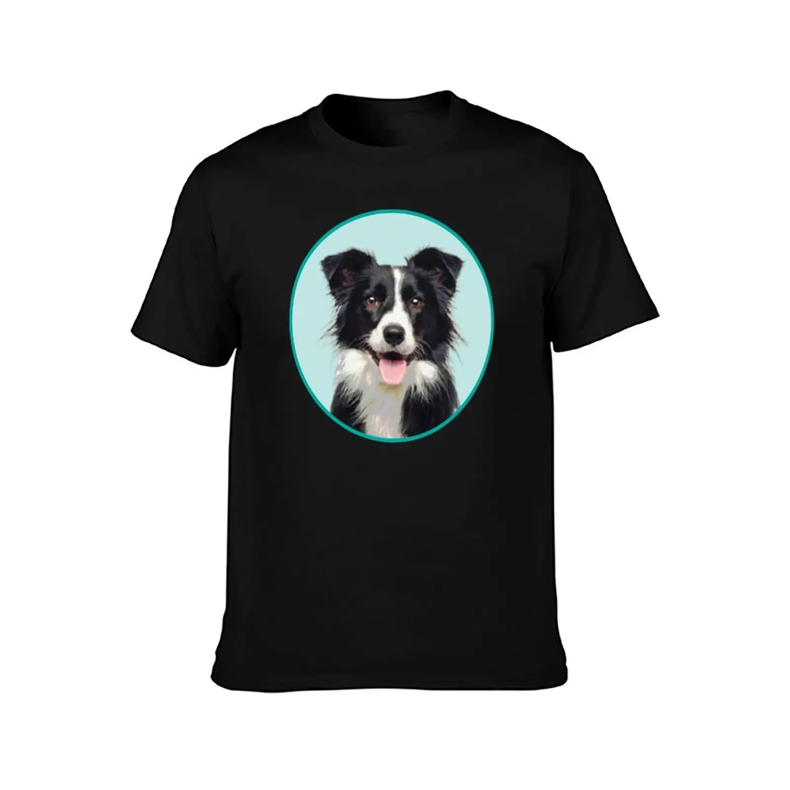 Cute Border Collie Dog Funny Border Collie Lovers T-Shirt man graphic t shirt man t shirts high quality luxury brand T-Shirt