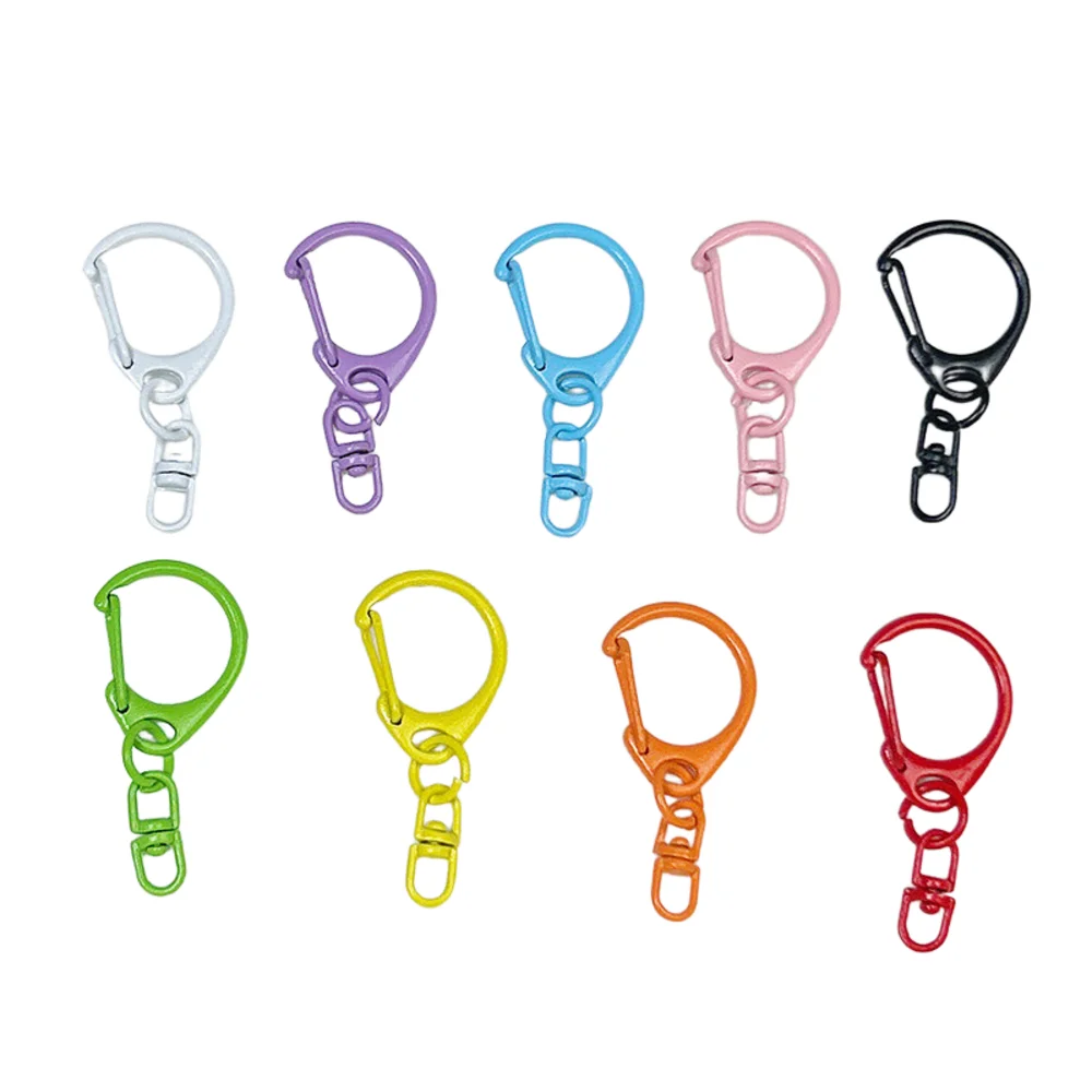 2-10pcs Zinc Alloy Lobster Claw Clasps for Keychains Diy Making Key Chain Rings Swivel Snap Hooks Clip Hang From Purse Backpack