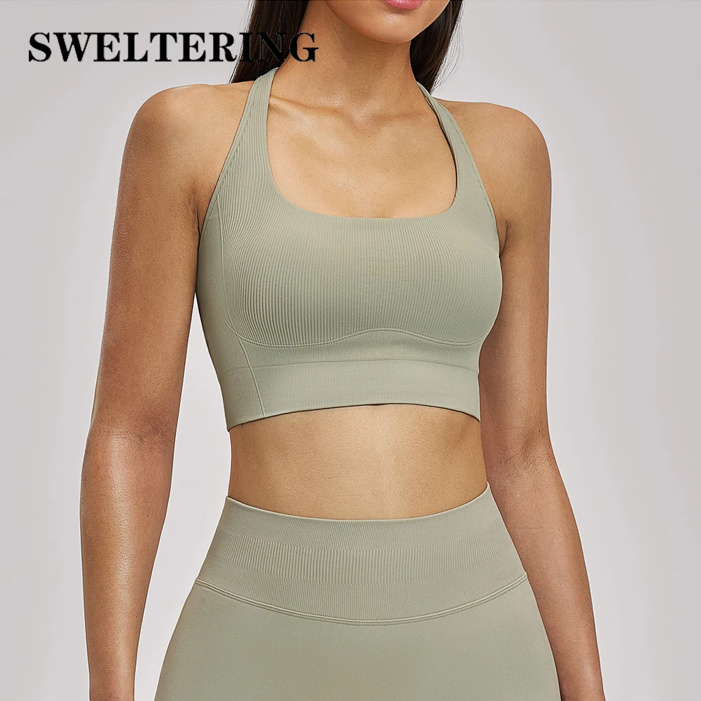 

Бесшовный спортивный топ для женщин: дышащий бюстгальтер для бега, йоги и фитнеса с эффектом пуш-ап, женское нижнее белье для тренировок, майка для йоги и фитнеса