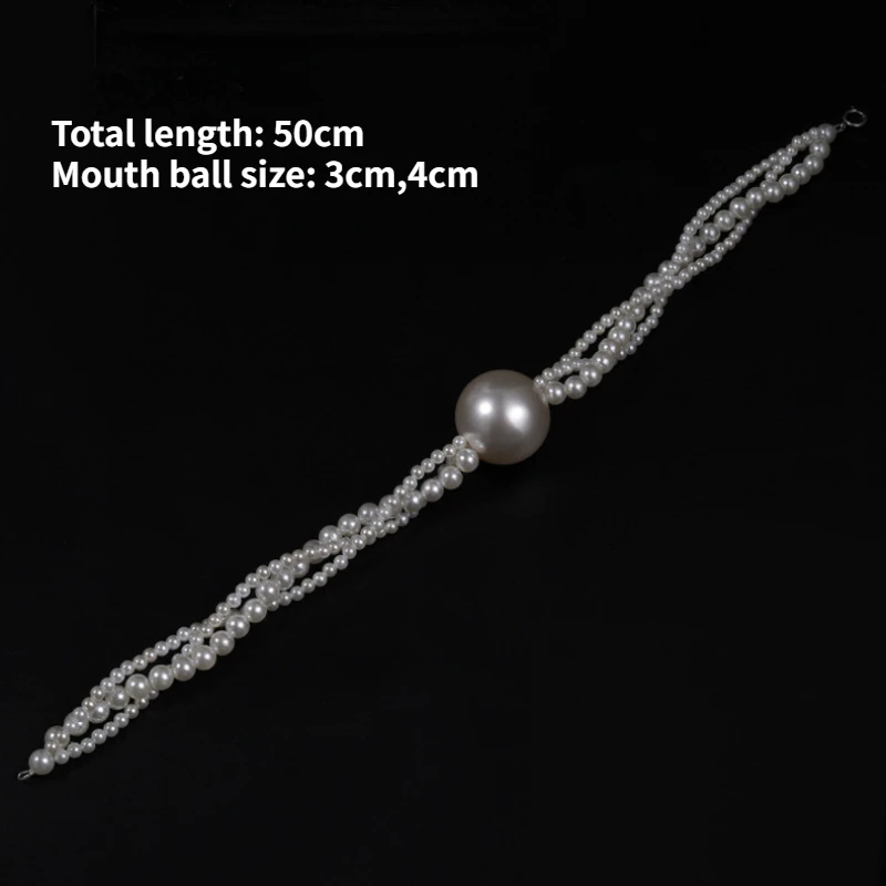 BDSM Pearl Gag Ball coppie prodotti erotici controllo Bondage giocattoli del sesso orale prodotti erotici per adulti negozio giocattoli adulti del sesso muslim18