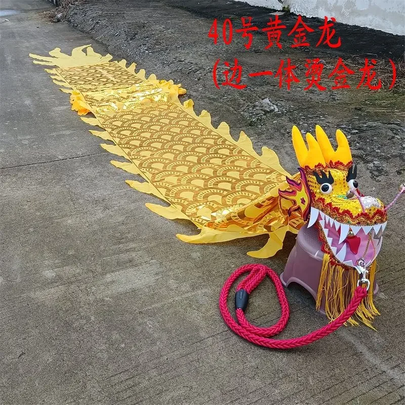 6 أمتار ملونة التنين الشريط الرقص مع حبل الرأس كرنفال مهرجان ساحة الأداء الدعائم الوردي الأخضر الأزرق اللياقة البدنية التنين #6