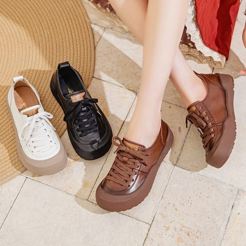 

Новые женские удобные балетки на осень, модные, с мягкой подошвой, на шнуровке, повседневные, однотонные