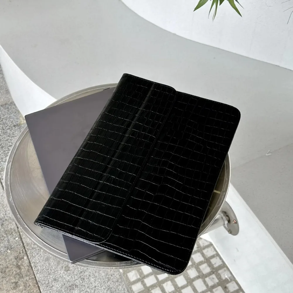 

Leather Pattern Design Laptop Sleeve Carring Case 13 13.3 14.1 15.6 Inch Tablet Notebook Pouch for Lenovo Dell LG16