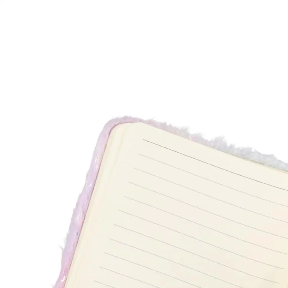 Diario Note Pad A6 Notebook in peluche Diario Libro Conto a mano Stella Doratura Notebook Scrapbooking Planner giornaliero A6 Notebook peloso