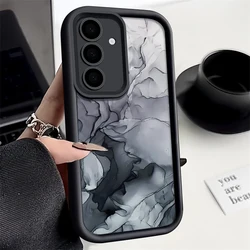 Marble Case For Samsung Galaxy S25 Edge S26 S24 S23 Ultra S24 FE A17 A57 A56 A55 A15 A16 A25 5G Soft Silicone TPU Phone Cover