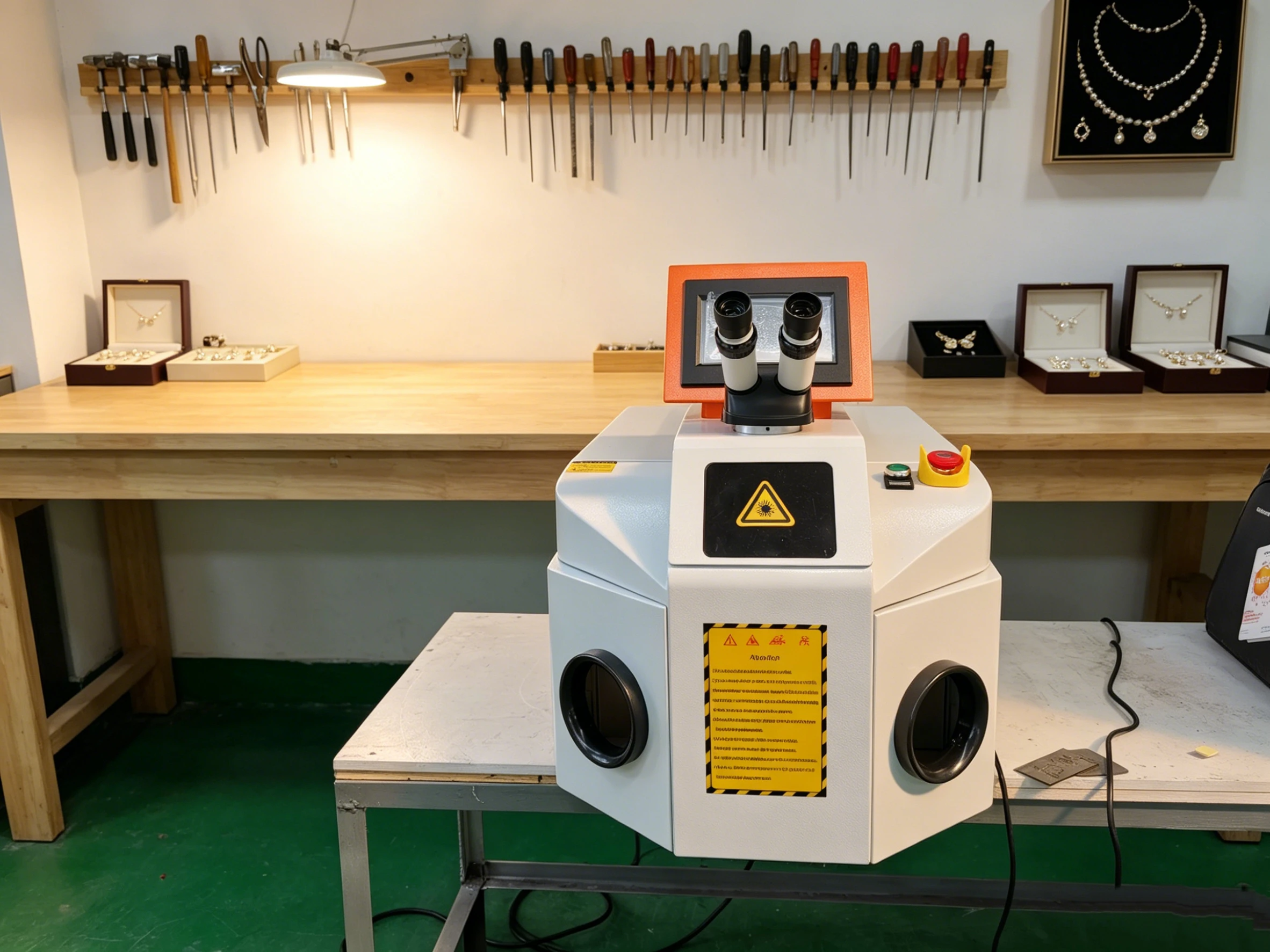 Pulse YAG Jewelry Laser Welding Machine Small Spot Welding For Delicate Ornaments