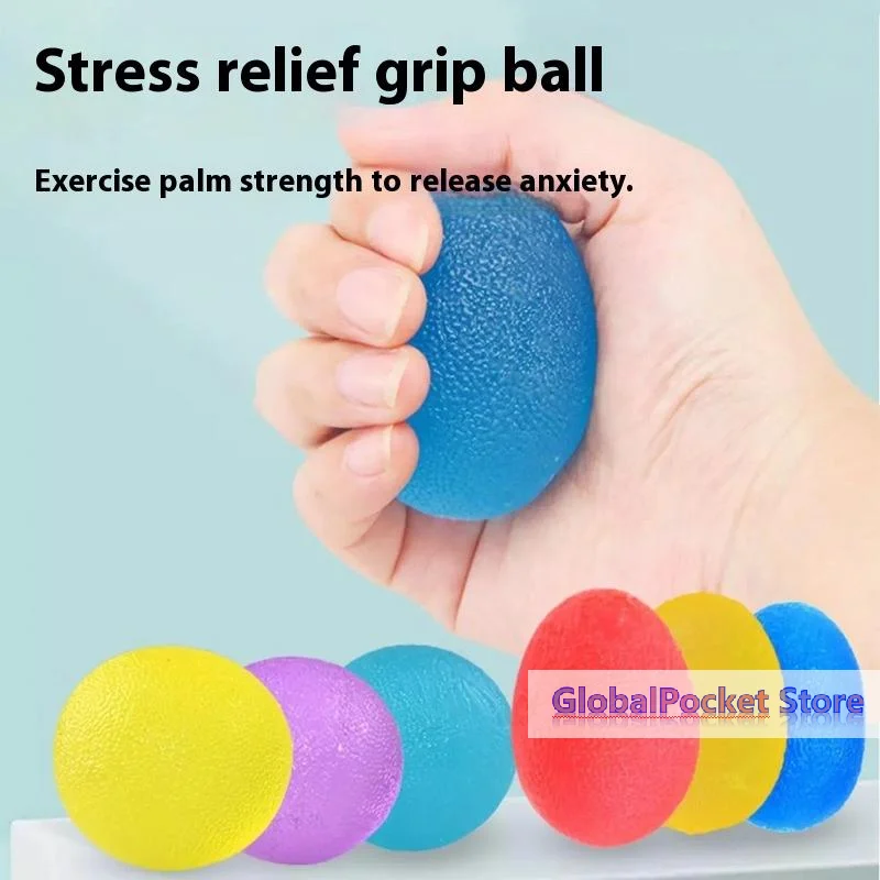 5cm Hand Exercise Ball Grip Ball Finger Strengthener Exerciser Grippers Toy Strengthening Massage For Training Wrist Forearm