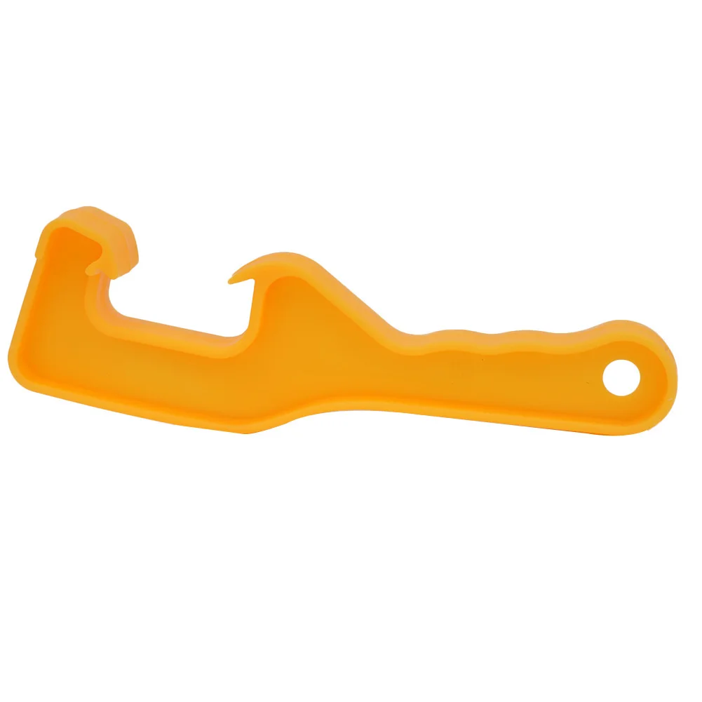 

Lid Opener Yellow Plastic Bucket Opener Wrench Anti-slip Grip 21060mm For Open Container Home Garage Shop Hand Tool