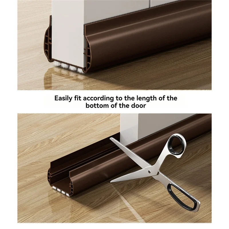 CYCLI-Door Draft Stopper For Bottom Seal Dust And Noise Insulation Weather Stripping  Draft Guard Insulator Sealing Strip