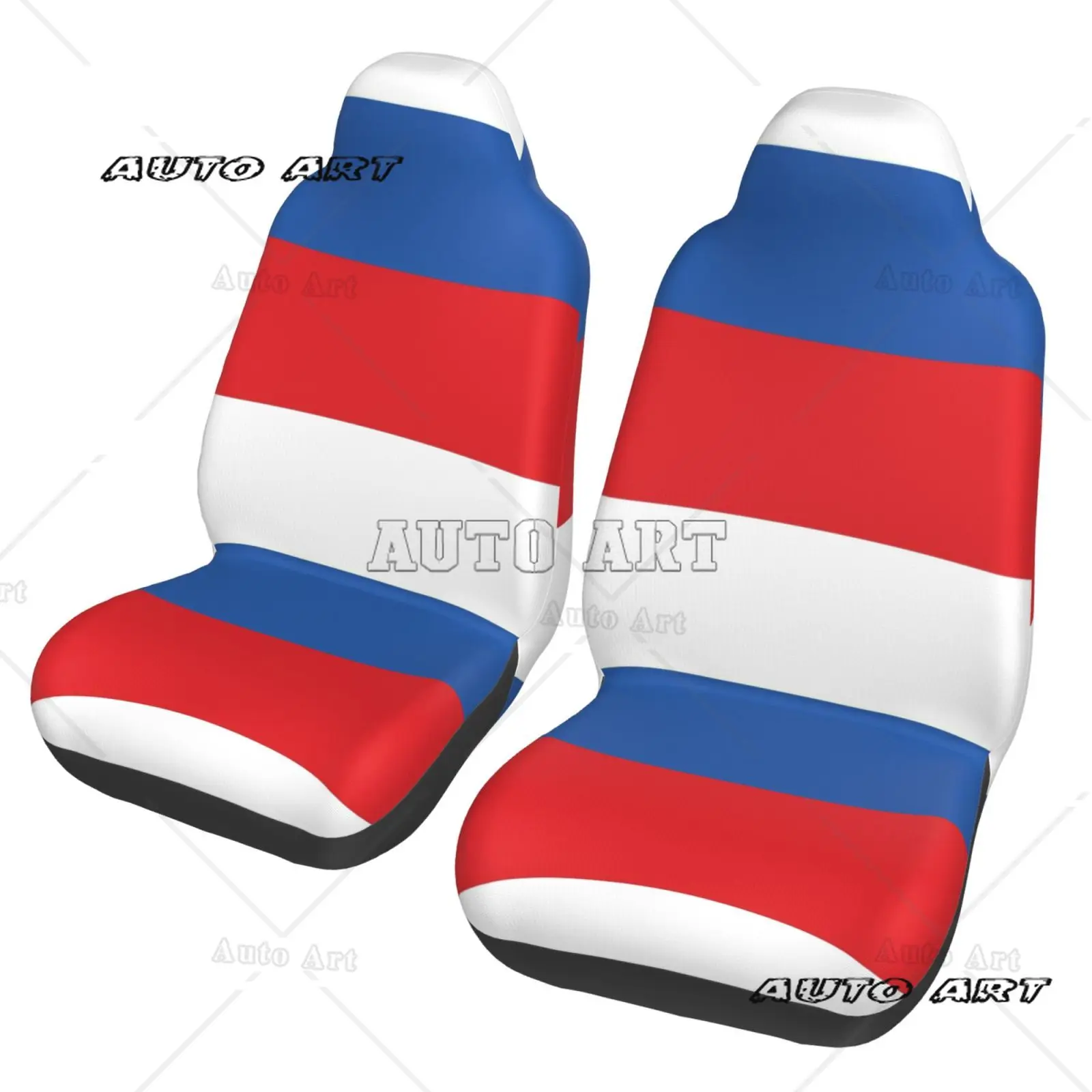 

Netherland Flag Printed Patriotic-themed Car Seat Cover Set of 2 Pieces Car Accessories Suitable for All Vehicle Seat Covers