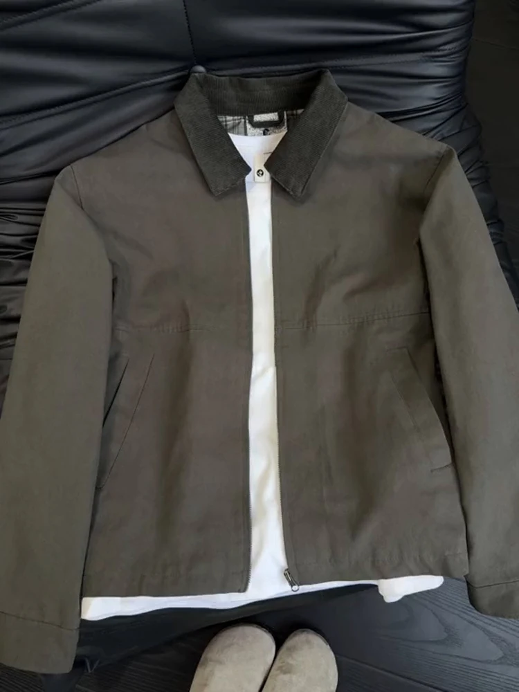 

Мужская одежда Detroit Sle Jaet с откидным воротником American Sle Baseball orm Спецодежда Верхняя одежда Осень Зима Cleanfit