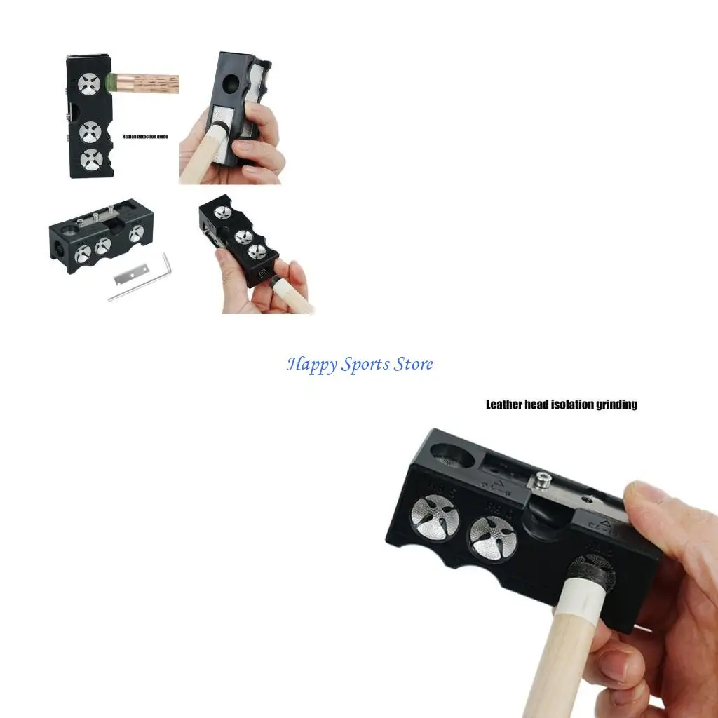 

Портативные 11 функций Cue Tip Shaper Bool Tip Shaper Snooceer Billiard
