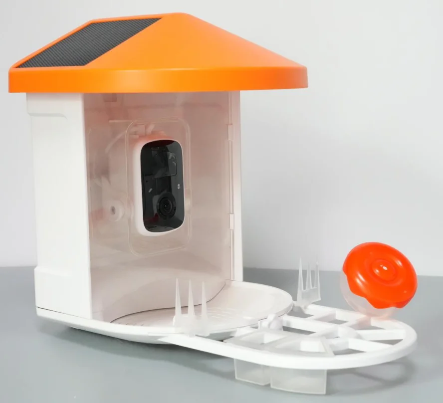 

Smart Bird Feeder with Camera Outdoor Bird Feeder with Camera AI Identification Wireless Auto Capture Motion Detection for Bird