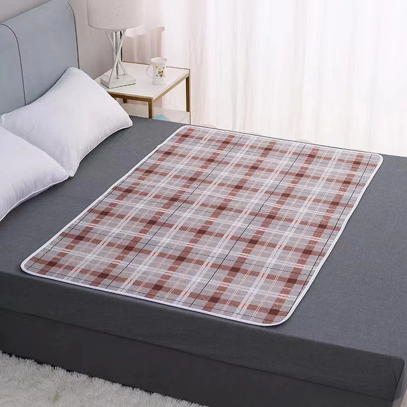 European Style Washable Waterproof Incontinence Pad Reusable Bed Urine Mat Baby Elderly Menstrual Mattress Protector