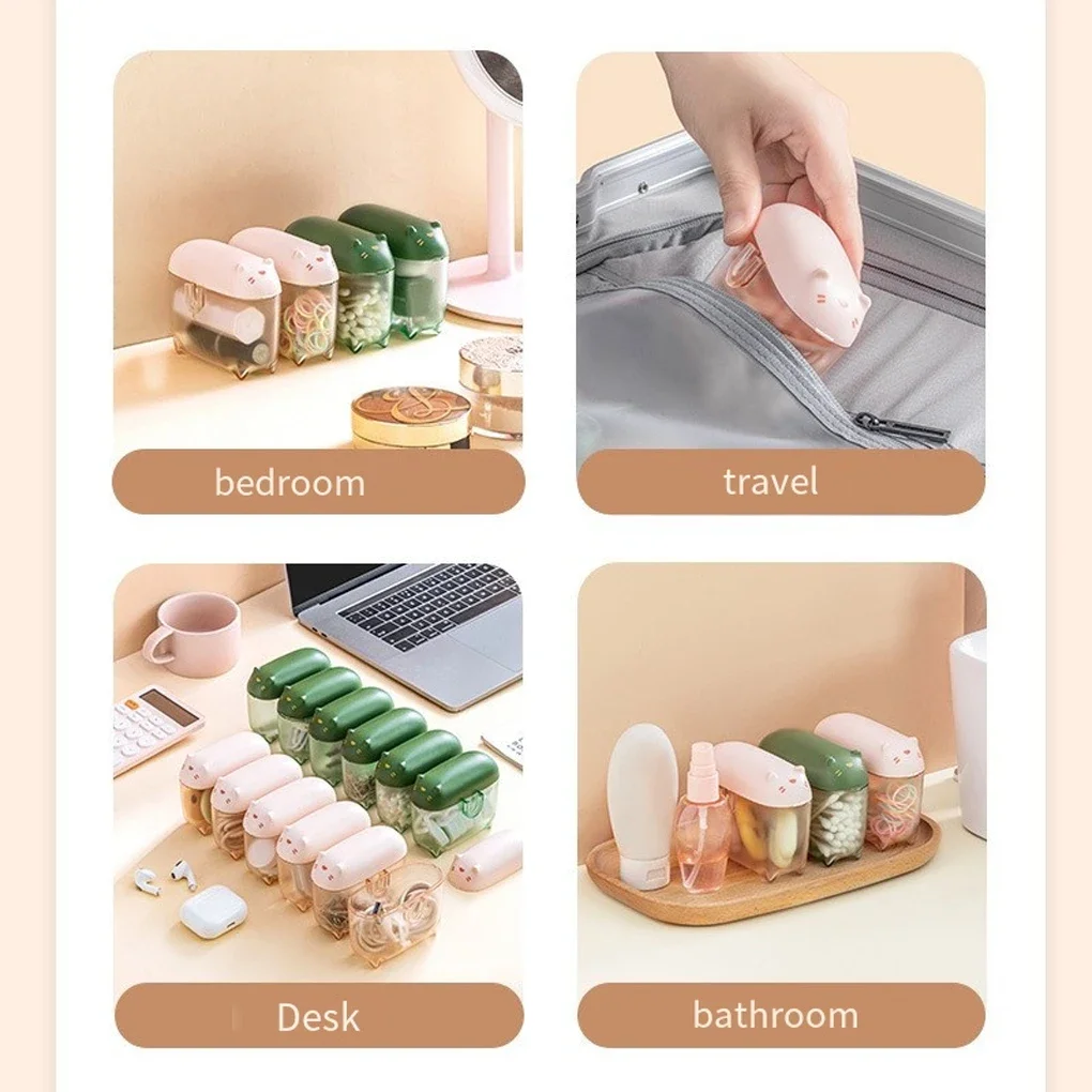 Large Capacity Cable Storage Box Organizer Grids Charger Cord Storage Box Data Cable Wire Management for Home Office Travel